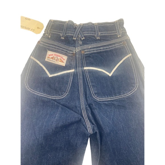 Vintage San Francisco Riding Gear Jean YOUTH KIDS 19X35" Bell Bottom Flares 70s - Picture 12 of 16